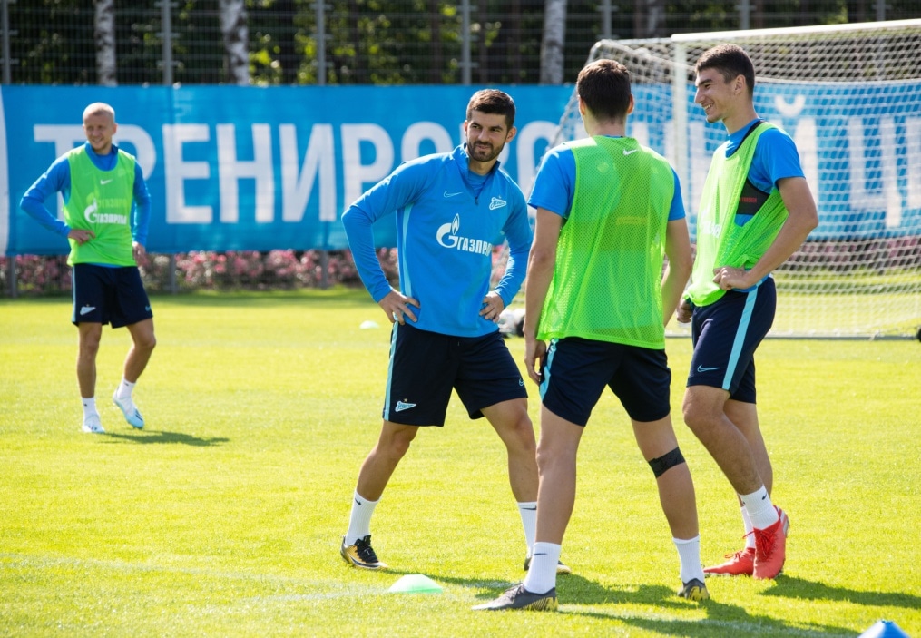 Открытая тренировка «Зенита» перед матчем с ФК «Ахмат»