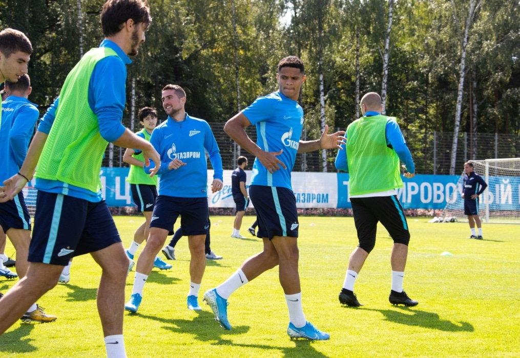 Открытая тренировка «Зенита» перед матчем с ФК «Ахмат»