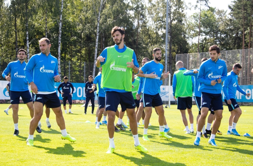 Открытая тренировка «Зенита» перед матчем с ФК «Ахмат»