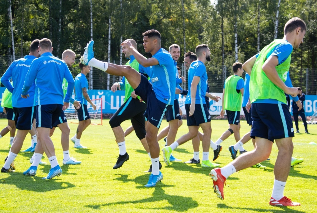 Открытая тренировка «Зенита» перед матчем с ФК «Ахмат»