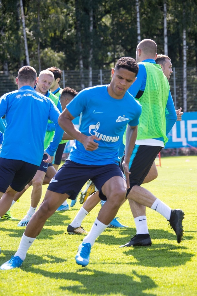 Открытая тренировка «Зенита» перед матчем с ФК «Ахмат»