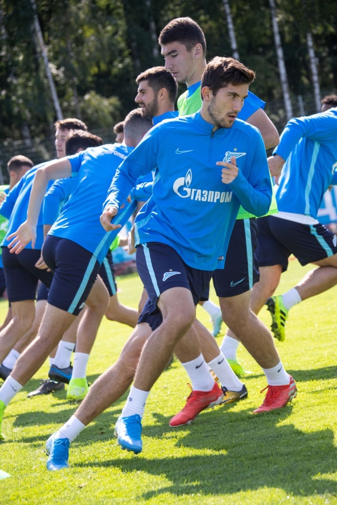 Открытая тренировка «Зенита» перед матчем с ФК «Ахмат»