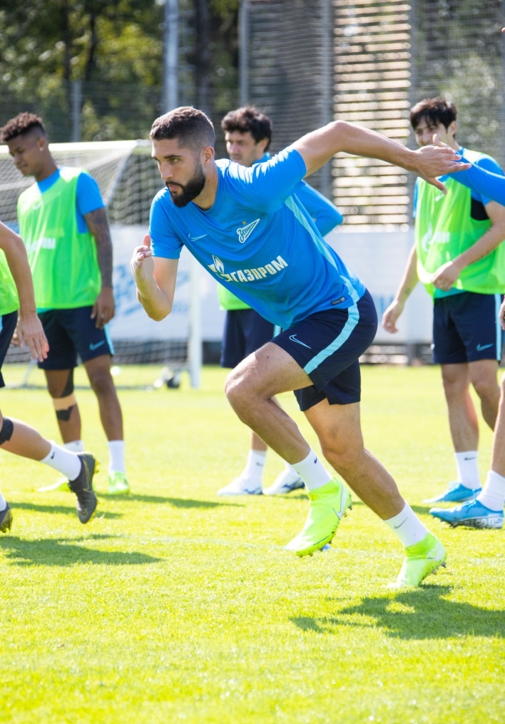 Открытая тренировка «Зенита» перед матчем с ФК «Ахмат»