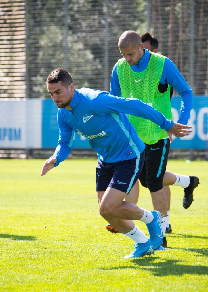 Открытая тренировка «Зенита» перед матчем с ФК «Ахмат»