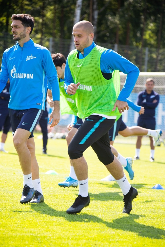 Открытая тренировка «Зенита» перед матчем с ФК «Ахмат»