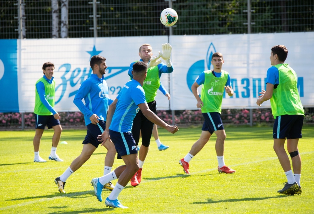 Открытая тренировка «Зенита» перед матчем с ФК «Ахмат»