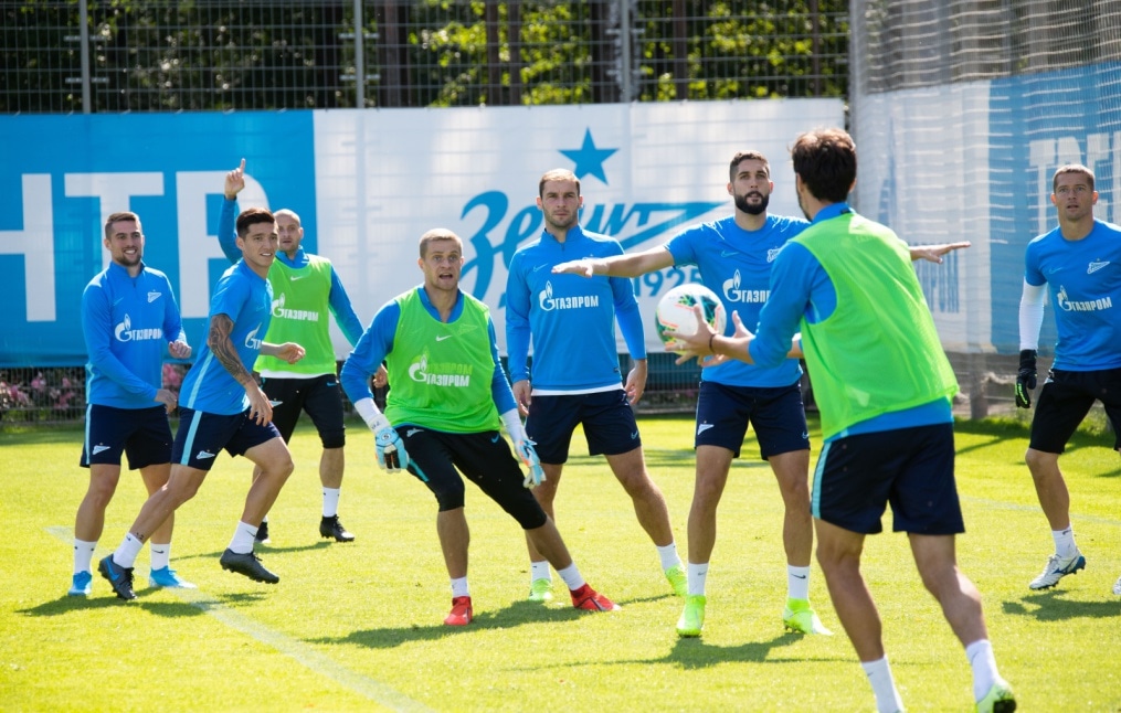 Открытая тренировка «Зенита» перед матчем с ФК «Ахмат»