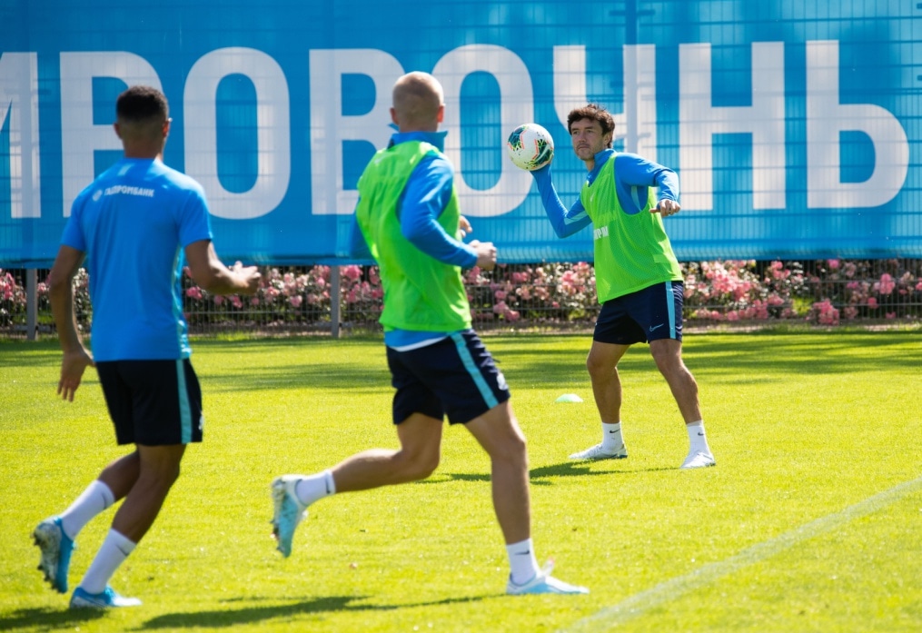 Открытая тренировка «Зенита» перед матчем с ФК «Ахмат»