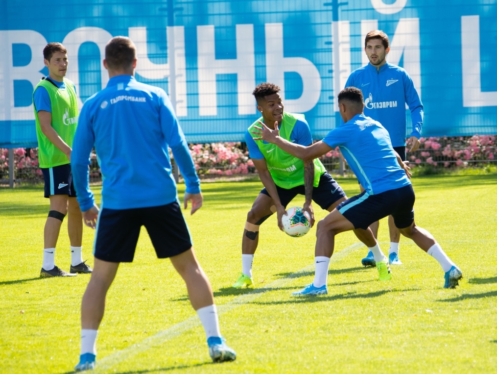Открытая тренировка «Зенита» перед матчем с ФК «Ахмат»