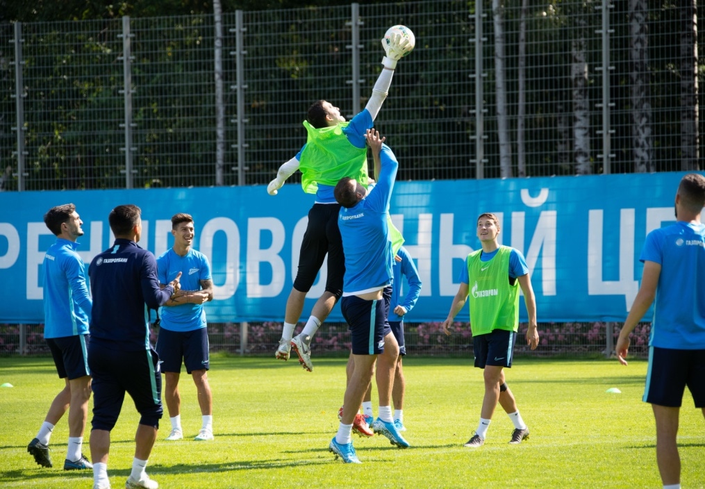 Открытая тренировка «Зенита» перед матчем с ФК «Ахмат»