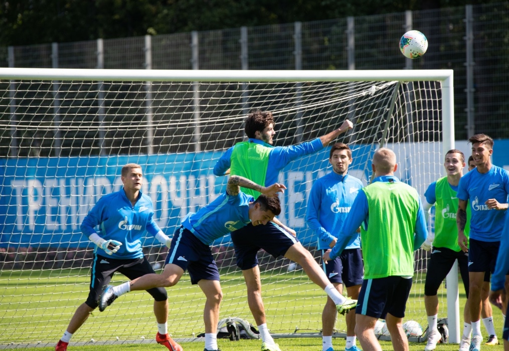 Открытая тренировка «Зенита» перед матчем с ФК «Ахмат»