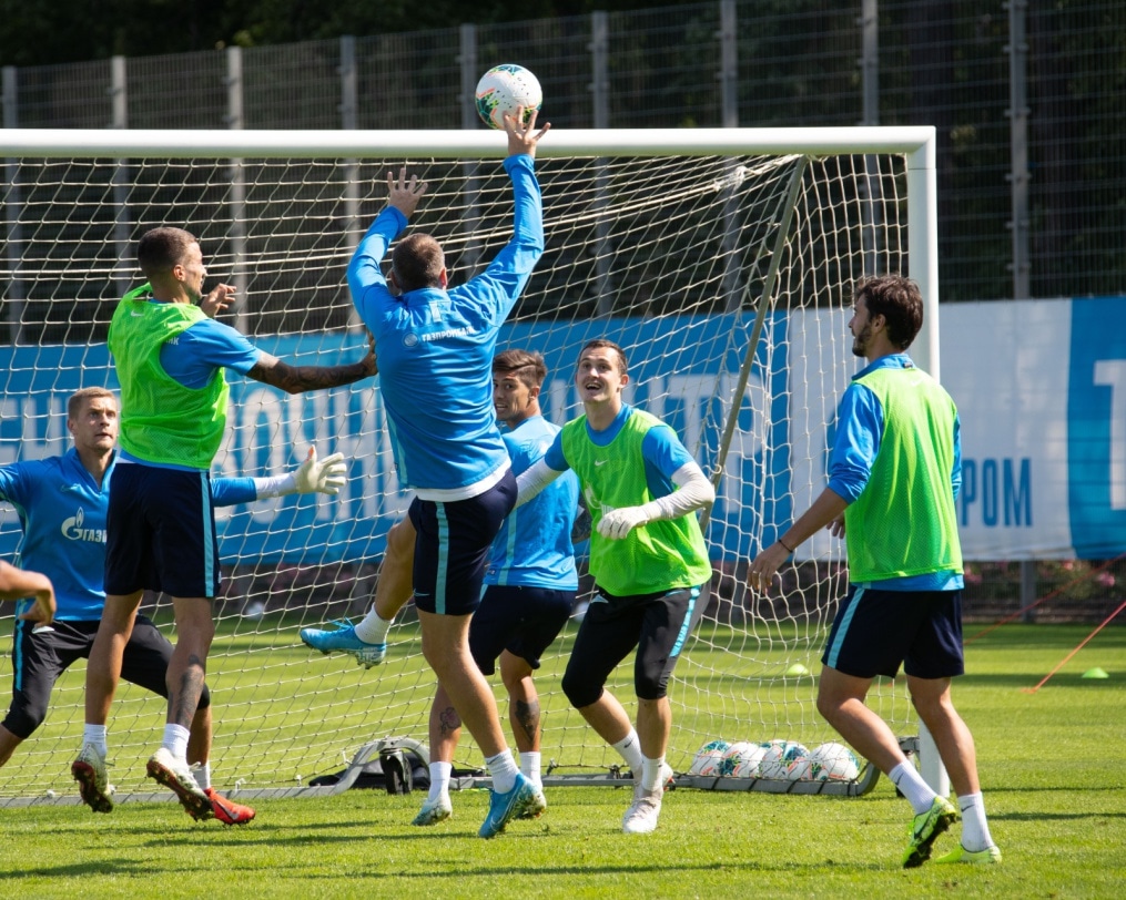Открытая тренировка «Зенита» перед матчем с ФК «Ахмат»