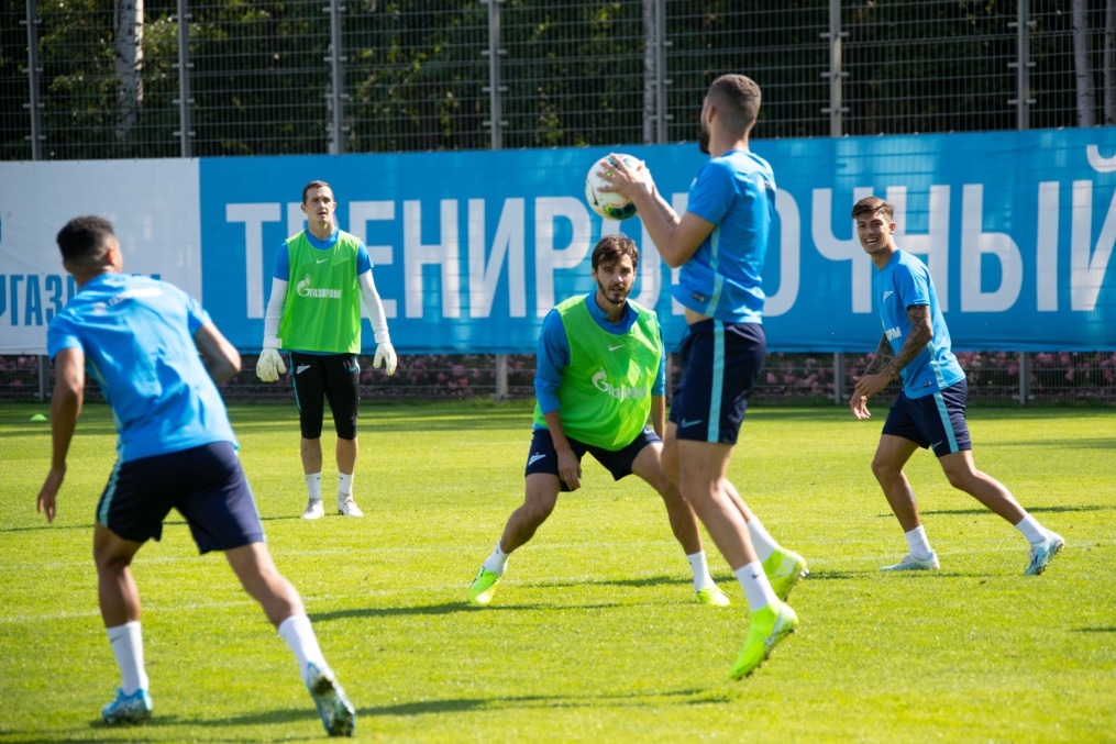Открытая тренировка «Зенита» перед матчем с ФК «Ахмат»