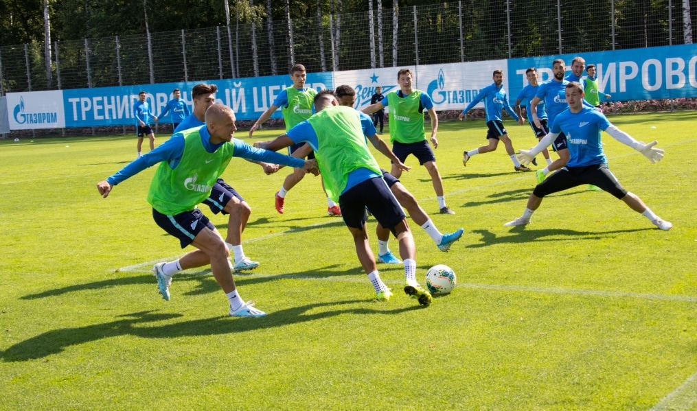 Открытая тренировка «Зенита» перед матчем с ФК «Ахмат»