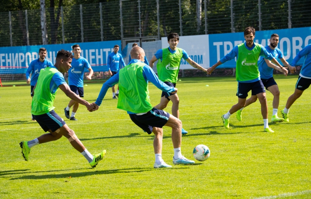 Открытая тренировка «Зенита» перед матчем с ФК «Ахмат»