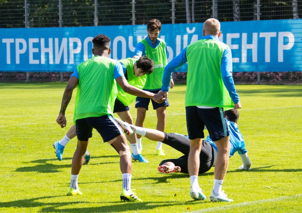 Открытая тренировка «Зенита» перед матчем с ФК «Ахмат»