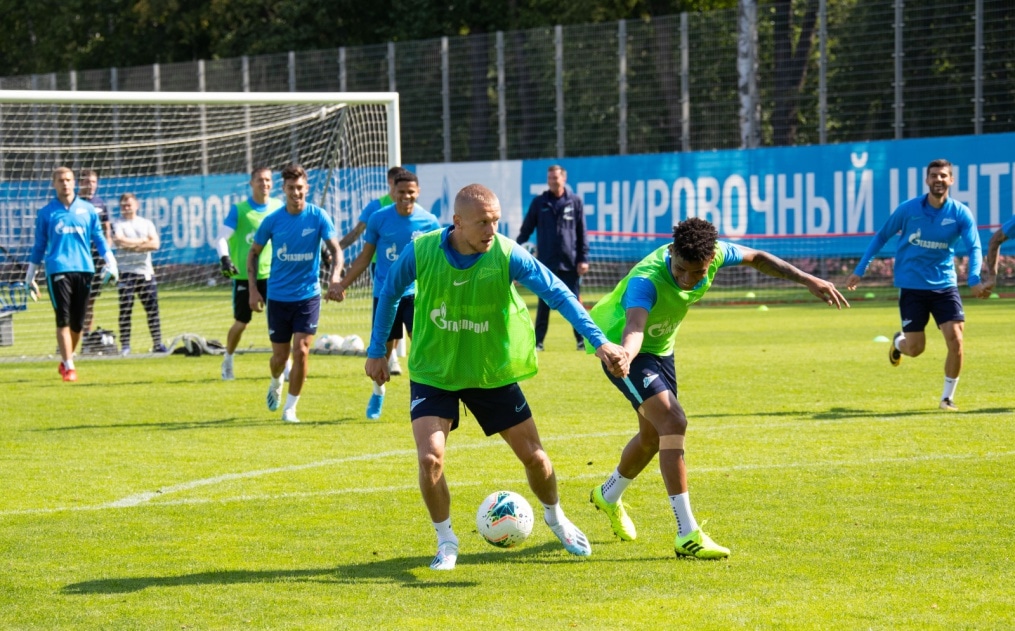 Открытая тренировка «Зенита» перед матчем с ФК «Ахмат»