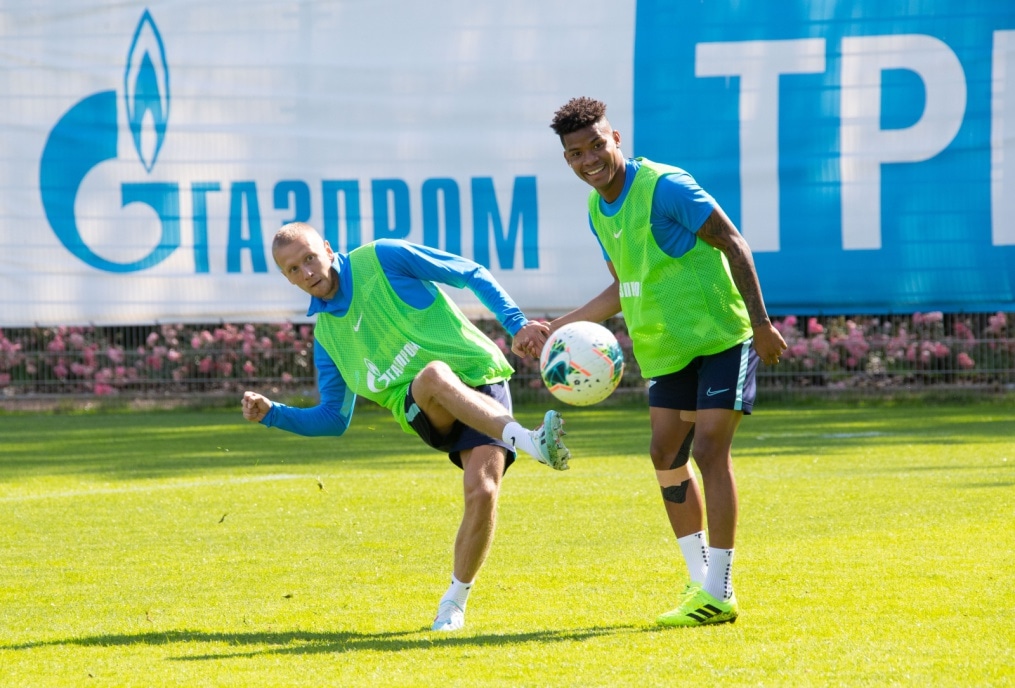 Открытая тренировка «Зенита» перед матчем с ФК «Ахмат»