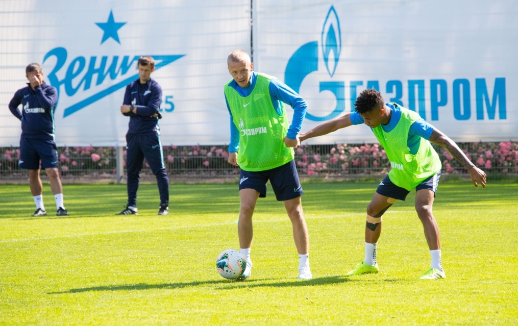 Открытая тренировка «Зенита» перед матчем с ФК «Ахмат»
