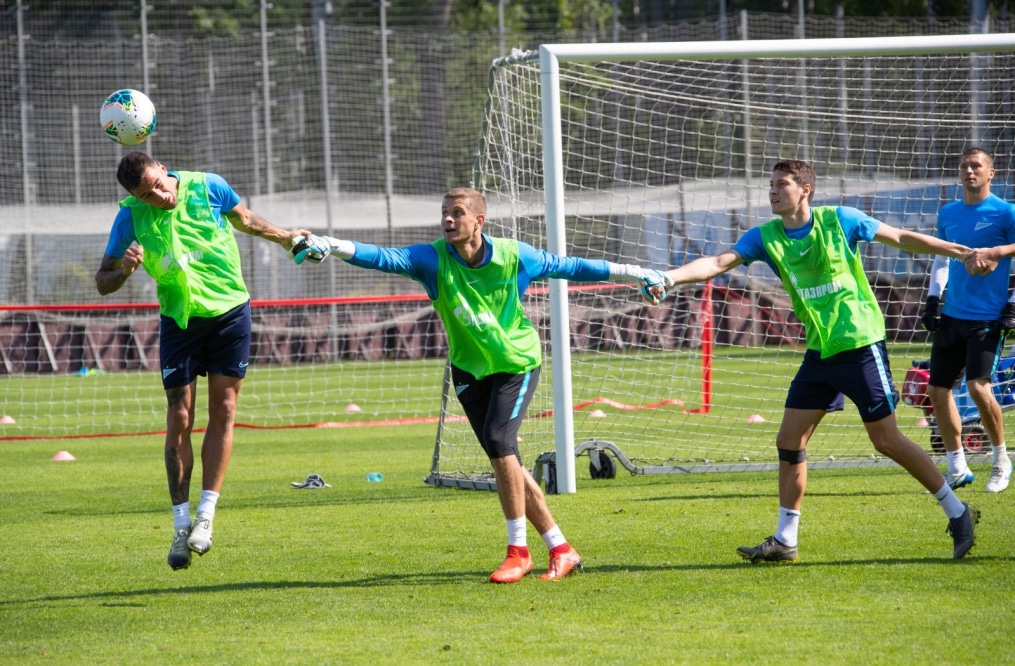 Открытая тренировка «Зенита» перед матчем с ФК «Ахмат»