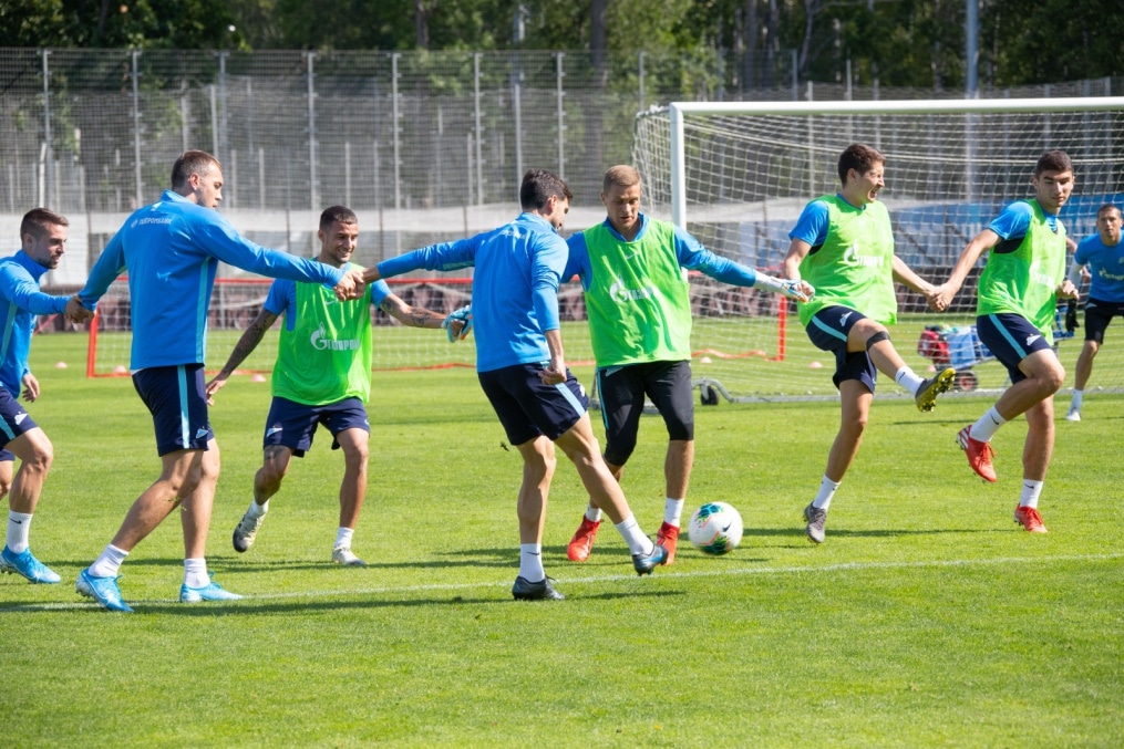 Открытая тренировка «Зенита» перед матчем с ФК «Ахмат»