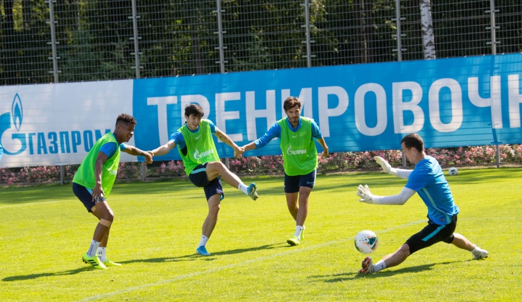 Открытая тренировка «Зенита» перед матчем с ФК «Ахмат»