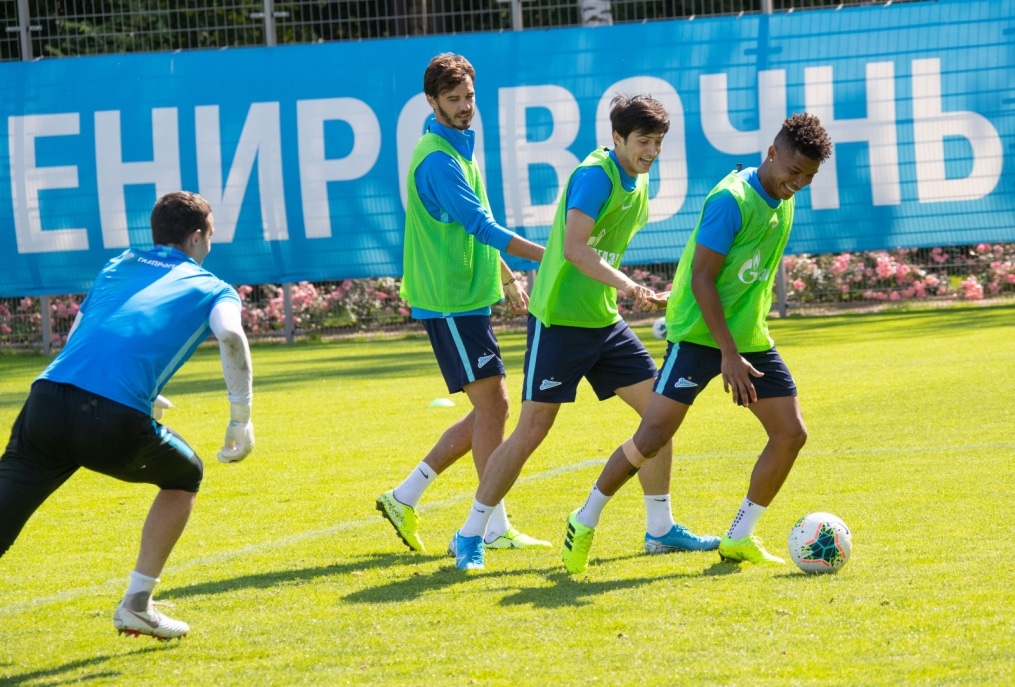 Открытая тренировка «Зенита» перед матчем с ФК «Ахмат»