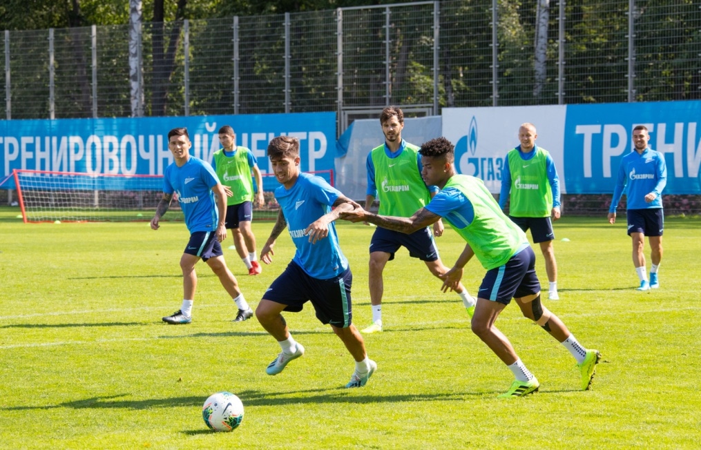 Открытая тренировка «Зенита» перед матчем с ФК «Ахмат»