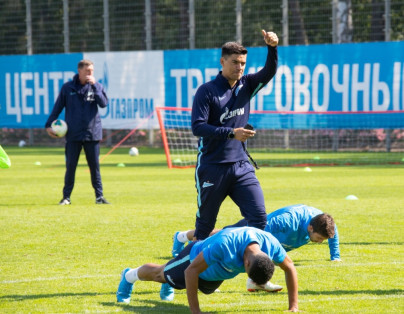 Открытая тренировка «Зенита» перед матчем с ФК «Ахмат»