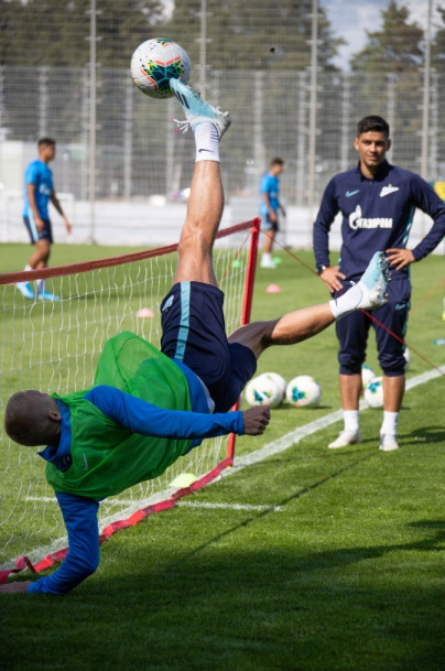 Открытая тренировка «Зенита» перед матчем с ФК «Ахмат»