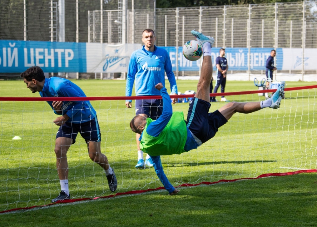 Открытая тренировка «Зенита» перед матчем с ФК «Ахмат»