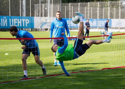 Открытая тренировка «Зенита» перед матчем с ФК «Ахмат»