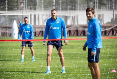 Открытая тренировка «Зенита» перед матчем с ФК «Ахмат»