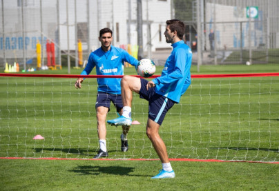 Открытая тренировка «Зенита» перед матчем с ФК «Ахмат»