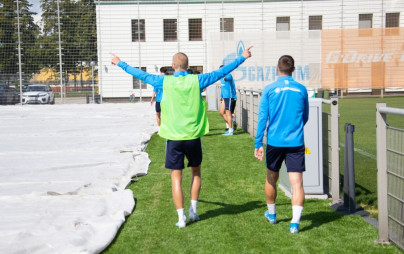 Открытая тренировка «Зенита» перед матчем с ФК «Ахмат»