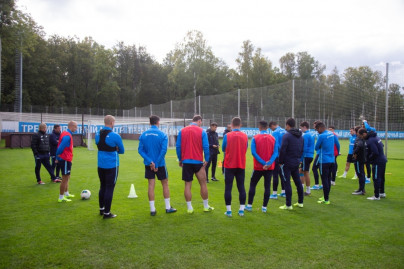 Тренировка «Зенита» перед матчем с «Рубином»
