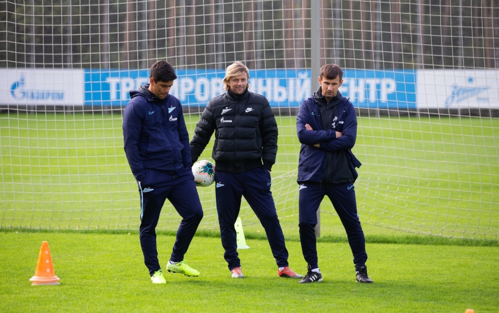 Тренировка «Зенита» перед матчем с «Рубином»