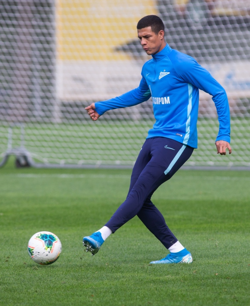 Тренировка «Зенита» перед матчем с «Рубином»