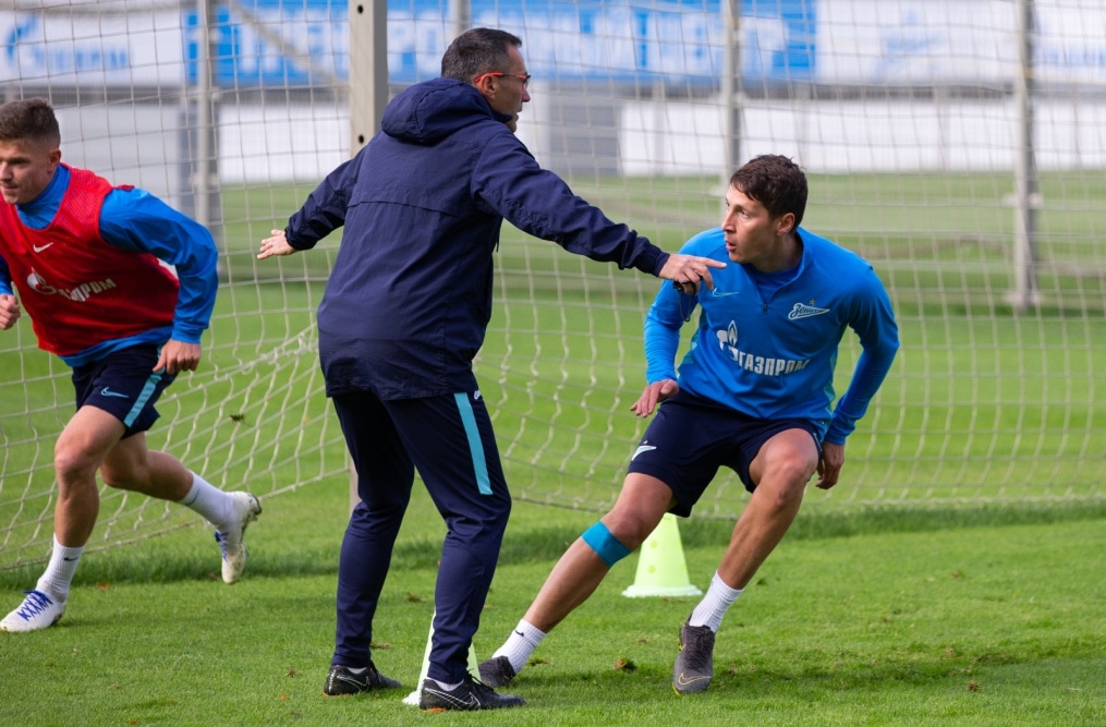 Тренировка «Зенита» перед матчем с «Рубином»