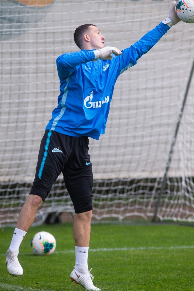 Тренировка «Зенита» перед матчем с «Рубином»