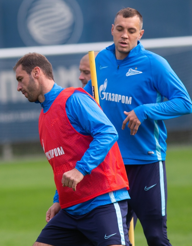 Тренировка «Зенита» перед матчем с «Рубином»