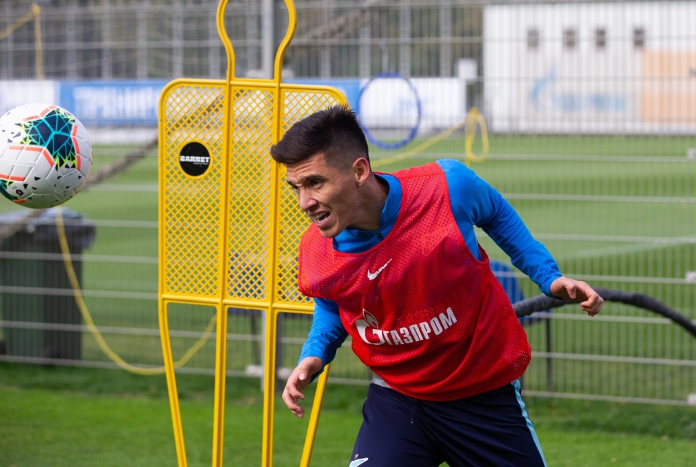 Тренировка «Зенита» перед матчем с «Рубином»