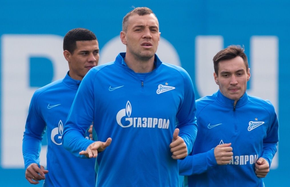 Тренировка «Зенита» перед матчем с «Рубином»