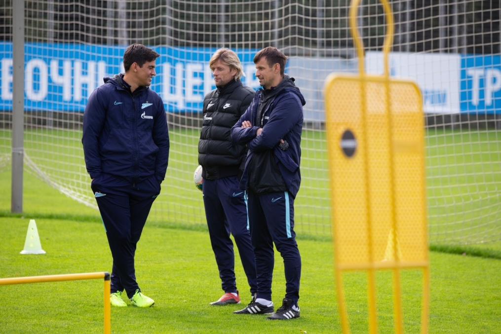 Тренировка «Зенита» перед матчем с «Рубином»