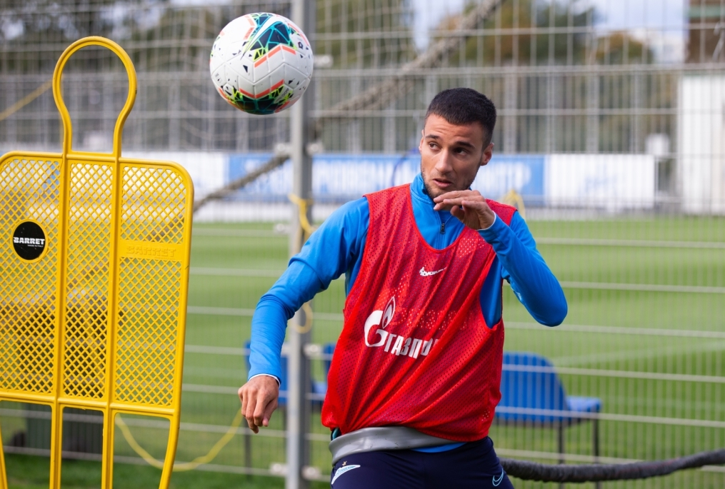 Тренировка «Зенита» перед матчем с «Рубином»