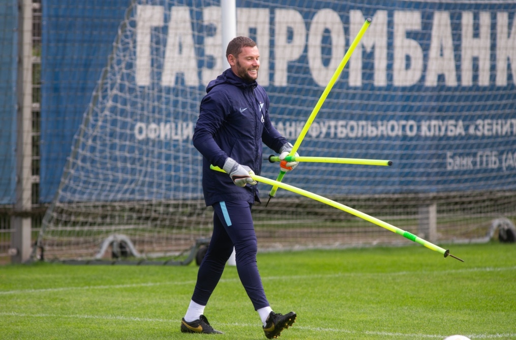 Тренировка «Зенита» перед матчем с «Рубином»