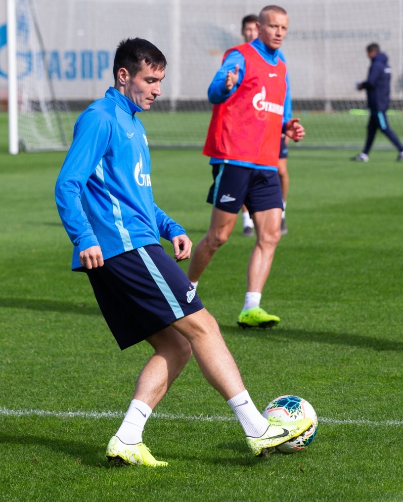 Тренировка «Зенита» перед матчем с «Рубином»