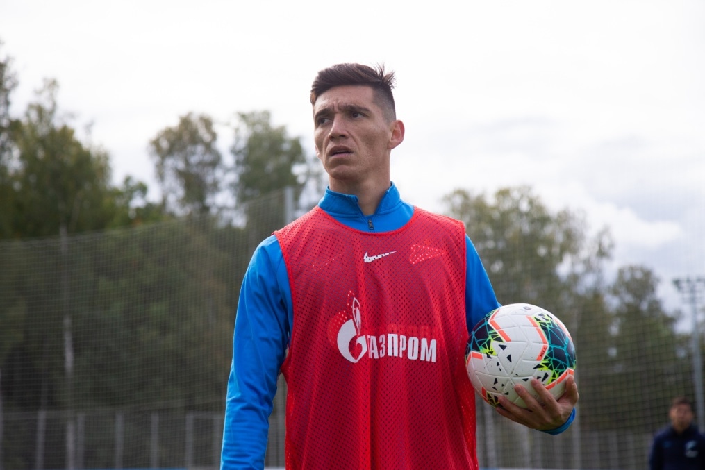 Тренировка «Зенита» перед матчем с «Рубином»