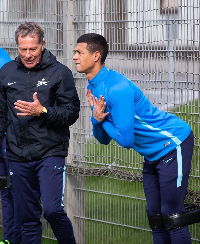 Тренировка «Зенита» перед матчем с «Рубином»