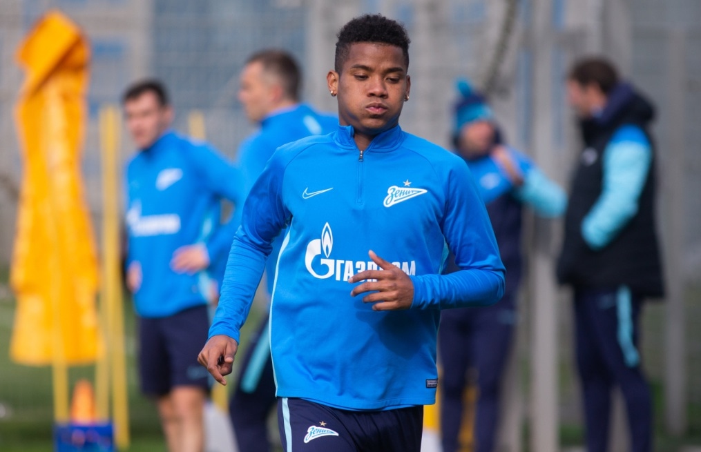 Тренировка «Зенита» перед матчем с «Рубином»